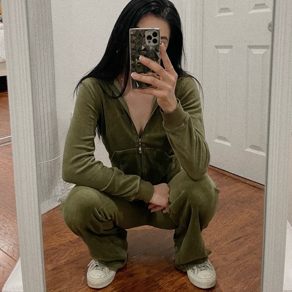 Velvet Olive Tracksuit